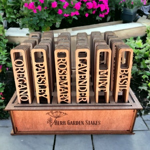 Herb Garden Markers - Eco-friendly Plant Labels for Your Kitchen Garden