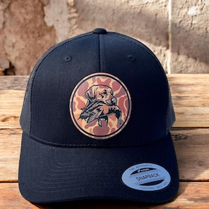 Custom Duck Hunting Labrador Hat: Waterfowl Hunting Gift