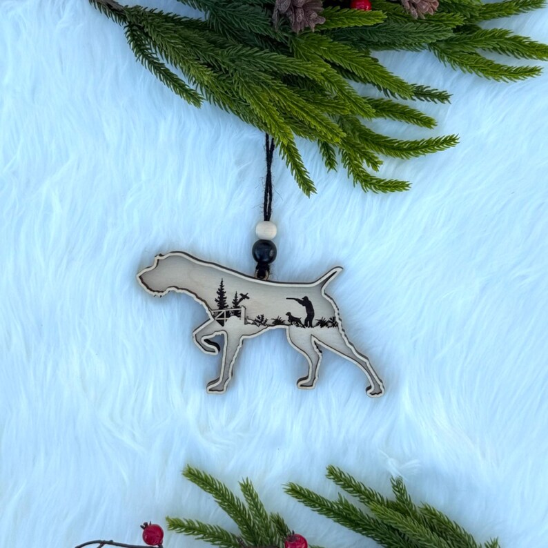 German Shorthair Pointer Ornament: GSP, Labrador, Wirehaired Pointer image 11