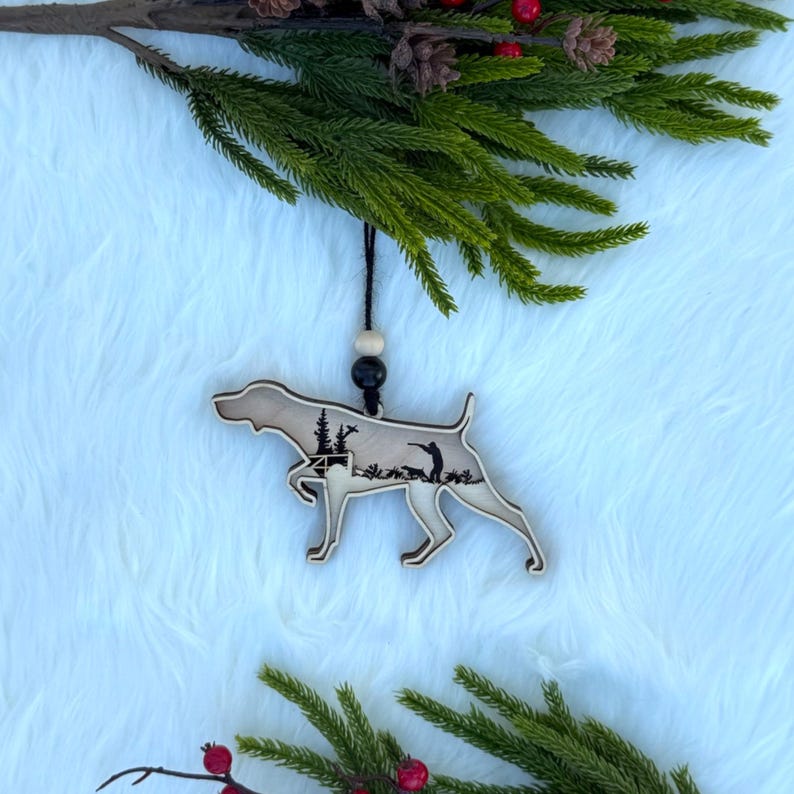 German Shorthair Pointer Ornament: GSP, Labrador, Wirehaired Pointer image 9