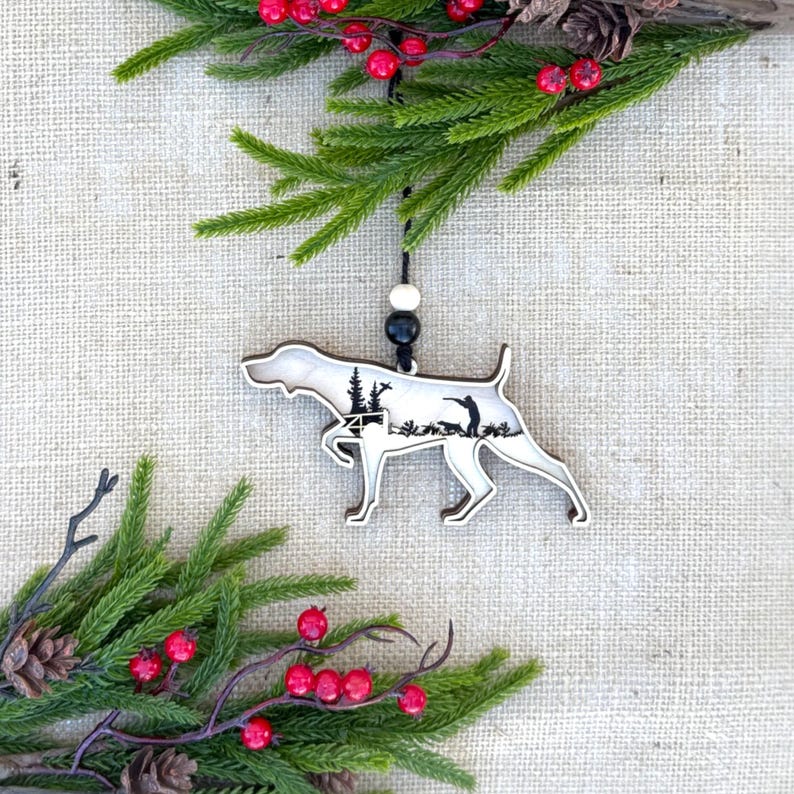 German Shorthair Pointer Ornament: GSP, Labrador, Wirehaired Pointer image 10