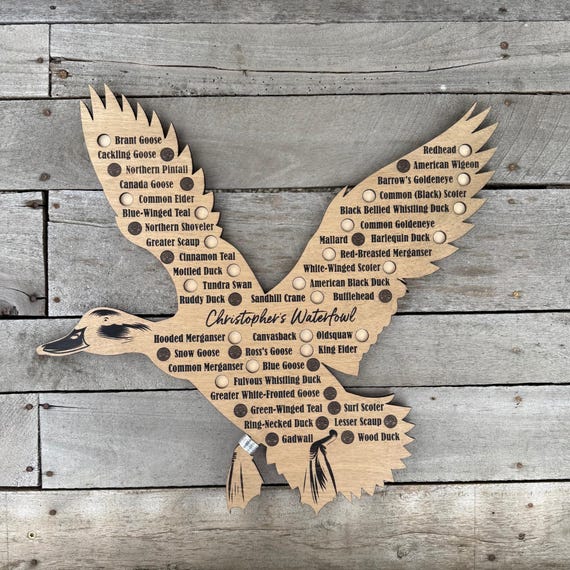Duck Hunting Harvest Log: Personalized Waterfowl Tracker, Custom Duck Hunter Gift