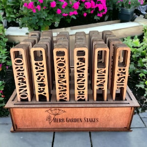 Herb Garden Markers - Eco-friendly Plant Labels for Your Kitchen Garden
