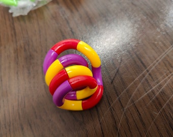 Red, Yellow, Purple Fidget toy