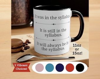 Professor Gift for College Instructor Coffee Mug for Nurse Professor Thank You Mug for PhD Graduate Gift Idea for Professor to Be