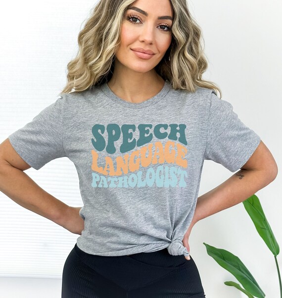 Womens Speech Therapy Shirt For Slp Instructor Language Pathologist Womens Speech Therapy Shirt For Slp Instructor Language Pathologist