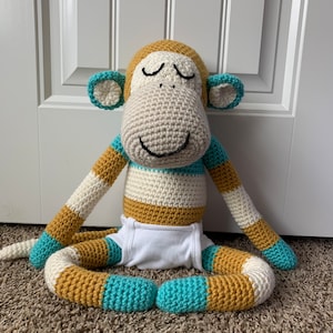 Mr Monkeyjocks inspired crochet pattern  ***PATTERN ONLY not the stuffed Monkeyjocks***