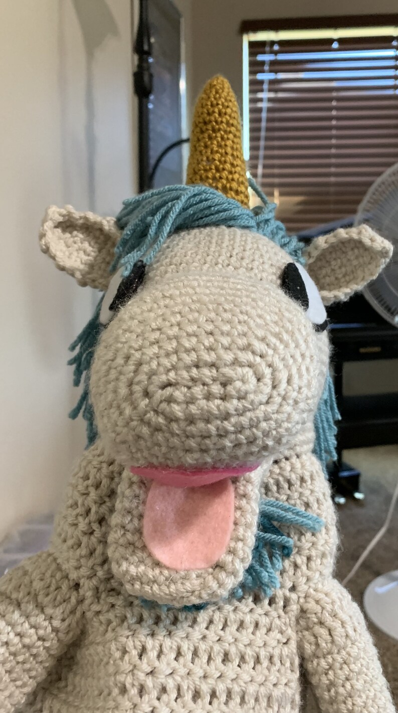 Bluey Unicorse Hand Puppet Etsy