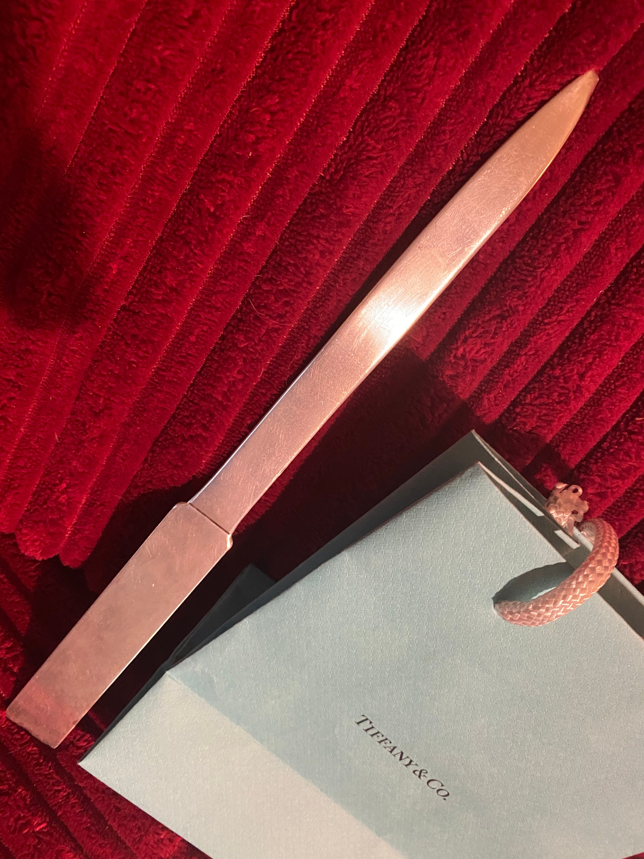 Authentic Tiffany & Co Sterling Silver Letter Opener Etsy