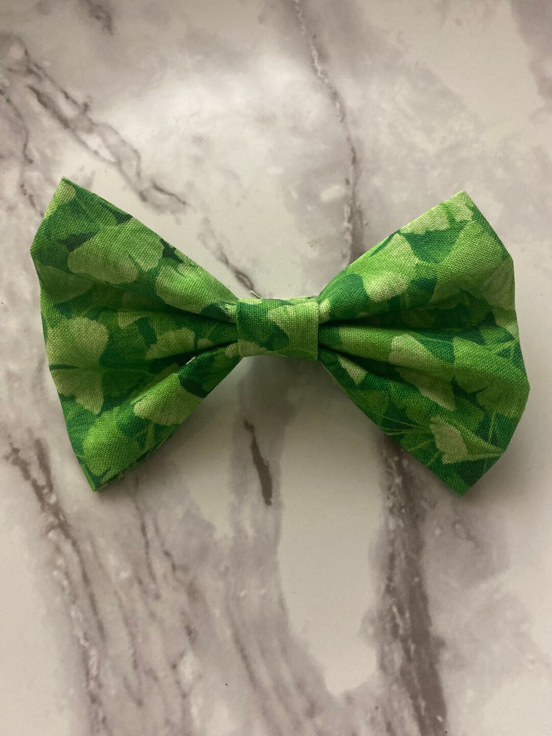 Clover Bow Tie Nature Tie Shamrock Four Leaf Bow Tie Etsy