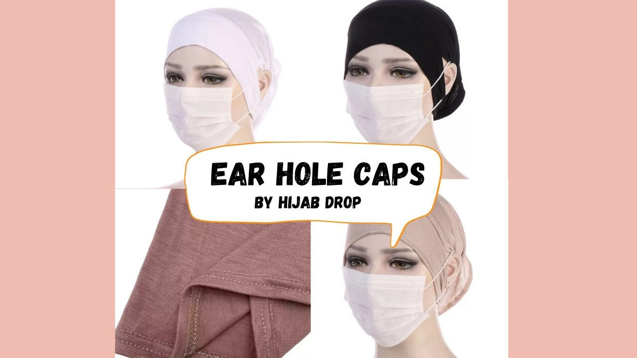 Najd Under Scarf Hijab Caps For Women: Muslim Women's Inner Hijab,  Tie-back, Non Slip, Hijab Cap Stretchy,Super Soft.
