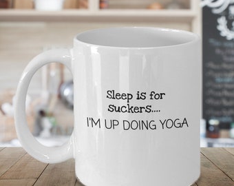 Yoga coffee, tea cup, funny mug for yoga, gift for yoga lovers