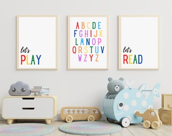 Jouons! Lisons! Pack de 3 alphabets numériques