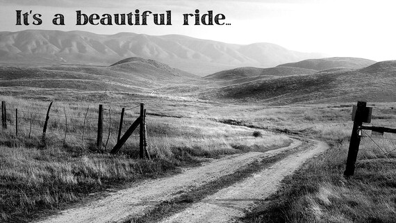 Desktop Wallpaper Download Country Cowboy Black and White | Etsy
