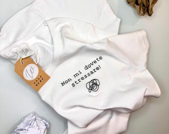 Personalized T-shirt with hand embroidery, T-shirt, personalized gift, personalized clothing, stress-free
