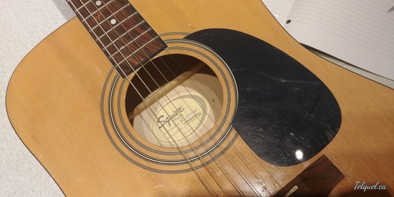 Squire fender sale acoustic guitar