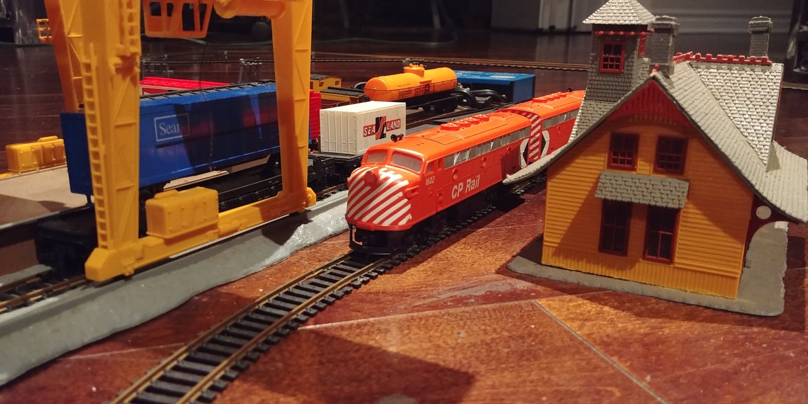 Vintage Cox/Sears H.O. Electric Train Set Etsy