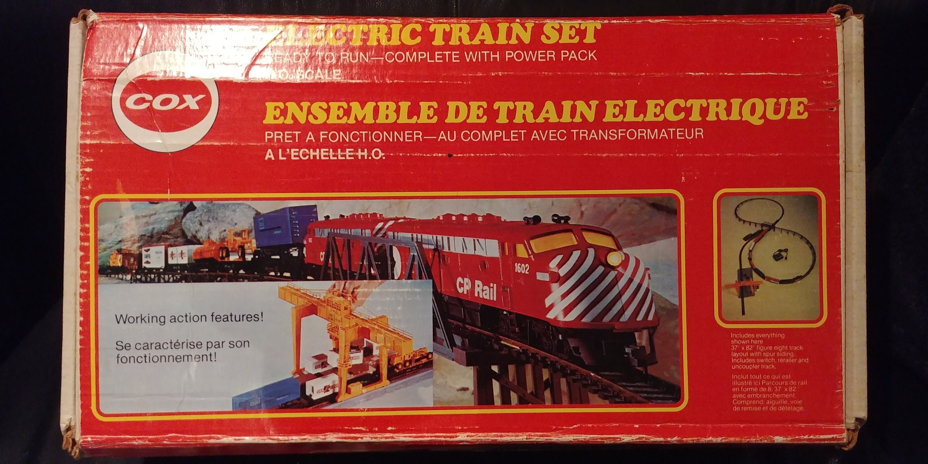 Vintage Cox/sears H.O. Electric Train Set Etsy