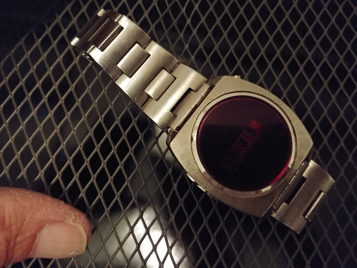 digital watches from the 70s