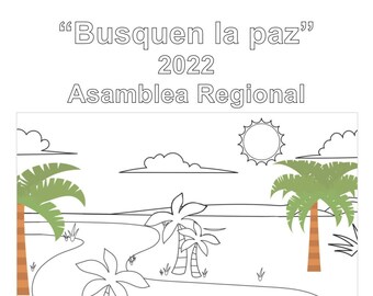Busquen la Paz Asamblea Regional 2022 Testigos de Jehova Cuaderno de Actividades para Niños (4-11 år) [PARA IMPRIMIR]