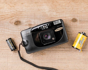 Samsung AF-Slim R - Point and Shoot 35mm Film Camera (Fully Tested & 100% Work!)