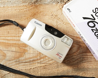 Canon Sure Shot 76 Zoom - Point and Shoot 35mm film Camera (Fully Tested & 100% Works!)