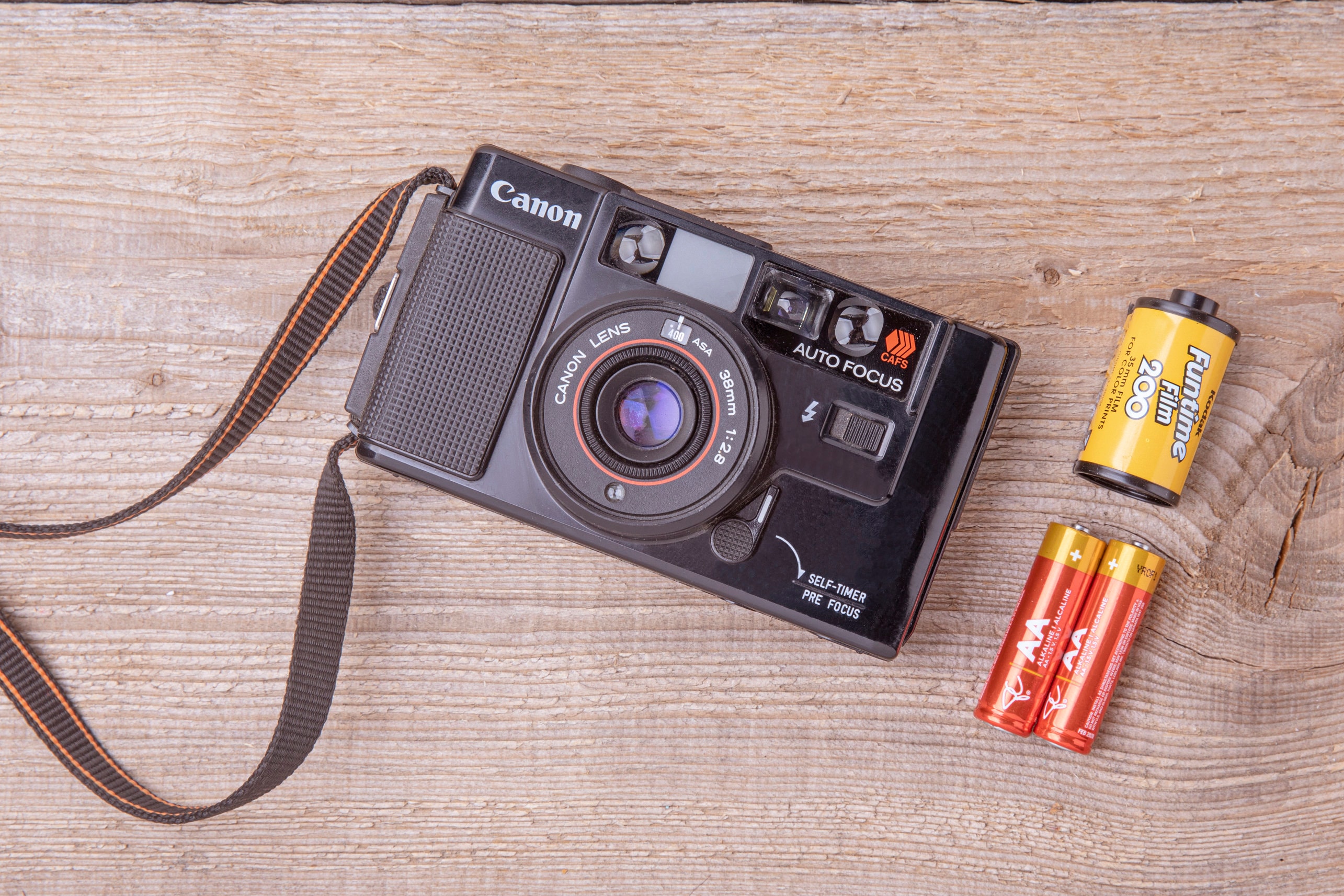 Canon AF35M Auto Focus Point and Shoot 35mm Film Camera (fully