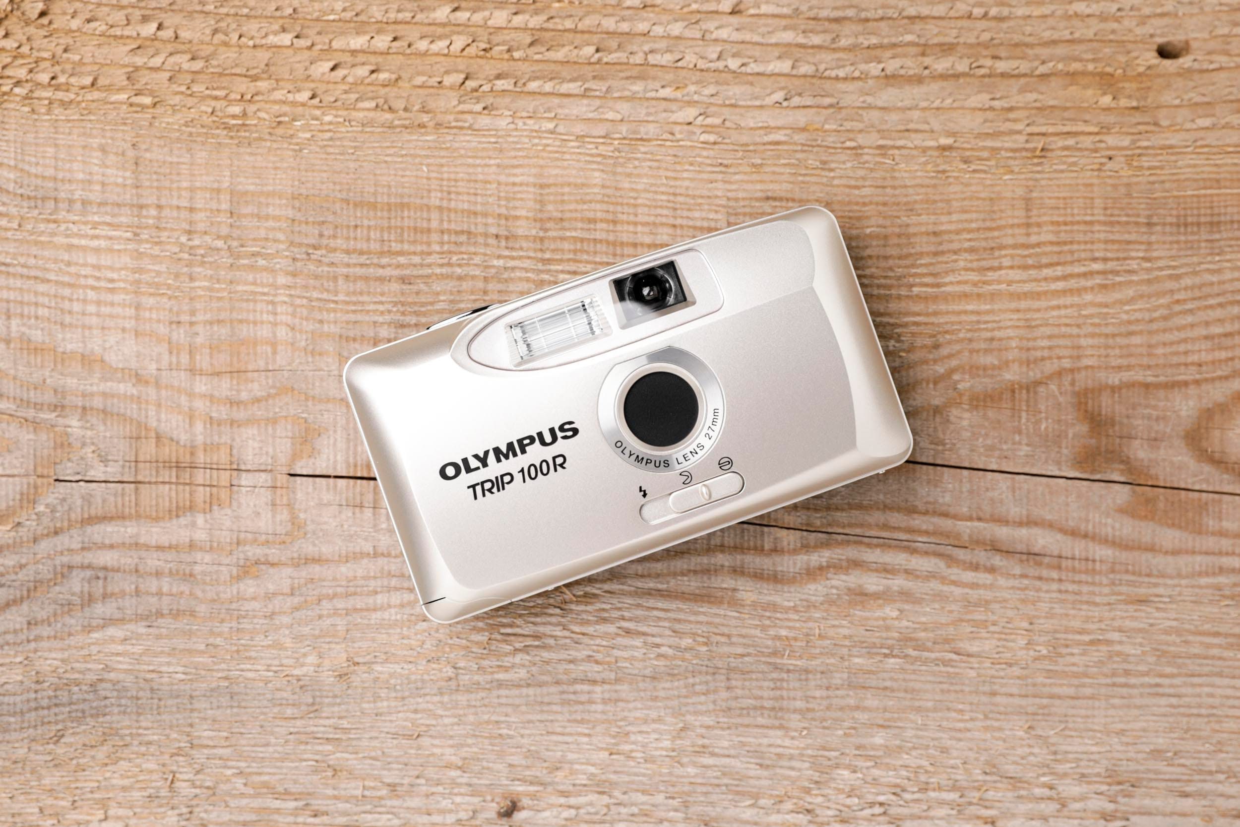 Olympus Trip 100R Point and Shoot 35mm Film Camera (fully