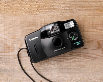 Canon Snappy LX II - 35-mm-filmcamera richten en fotograferen (volledig getest en 100% werkend)