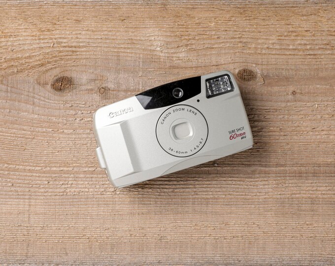 Canon Sure Shot 60 Zoom DATE Point and Shoot 35mm Film Camera Etsy