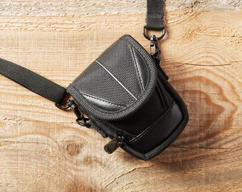 Vintage small camera bag / for CCD digital camera