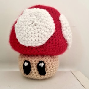 Mario Toad Mushroom Crochet Pattern