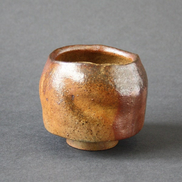 Anagama woodfired ceramic teabowl