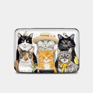 Mary Lake Thompson Cats Wallet: RFID Protection Card Holder