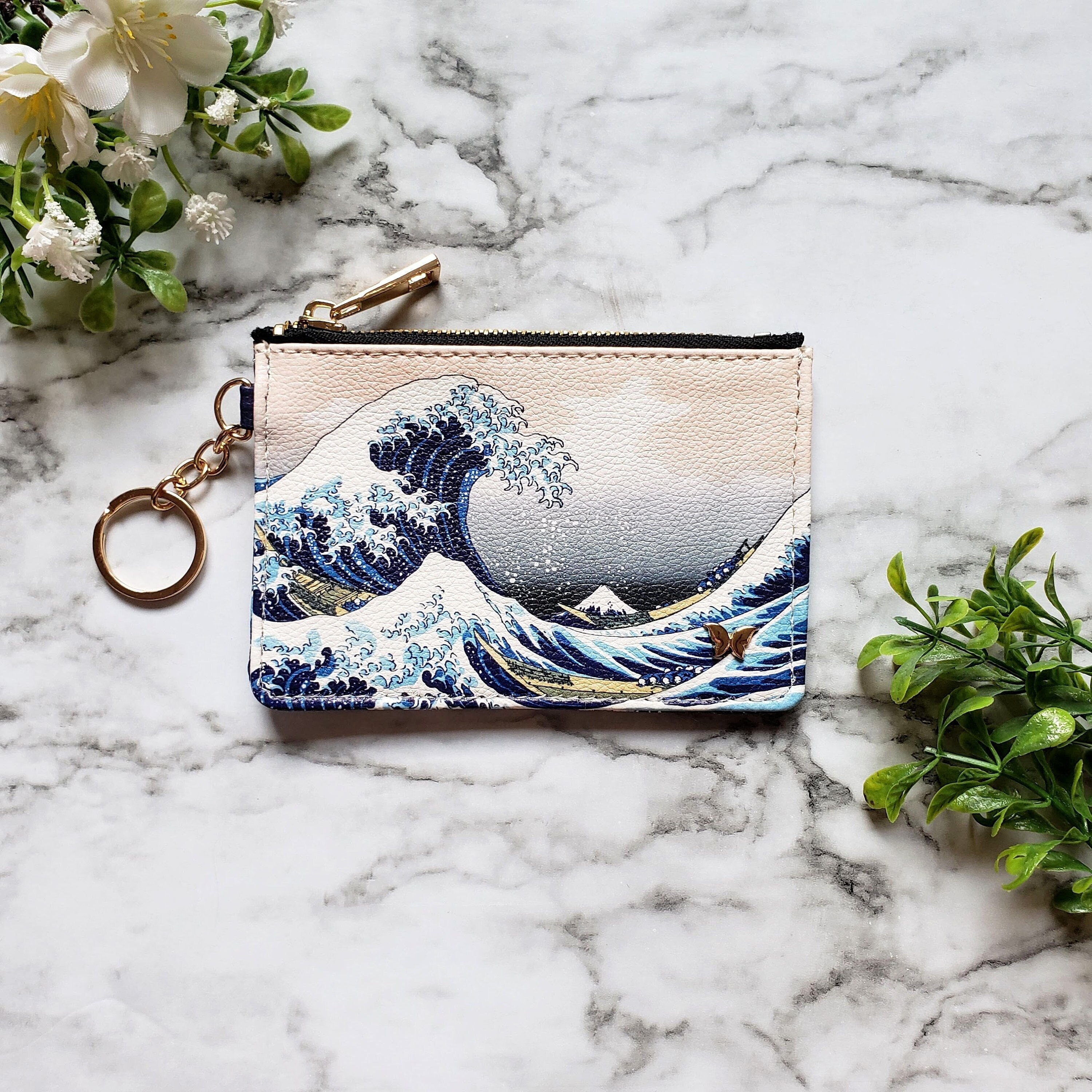 Fine Art Identity Protection RFID Wallet - Hokusai The Great Wave