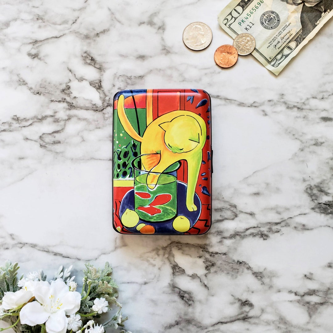 Matisse Cat With Red Fish Armored Wallet: RFID Protection - Etsy