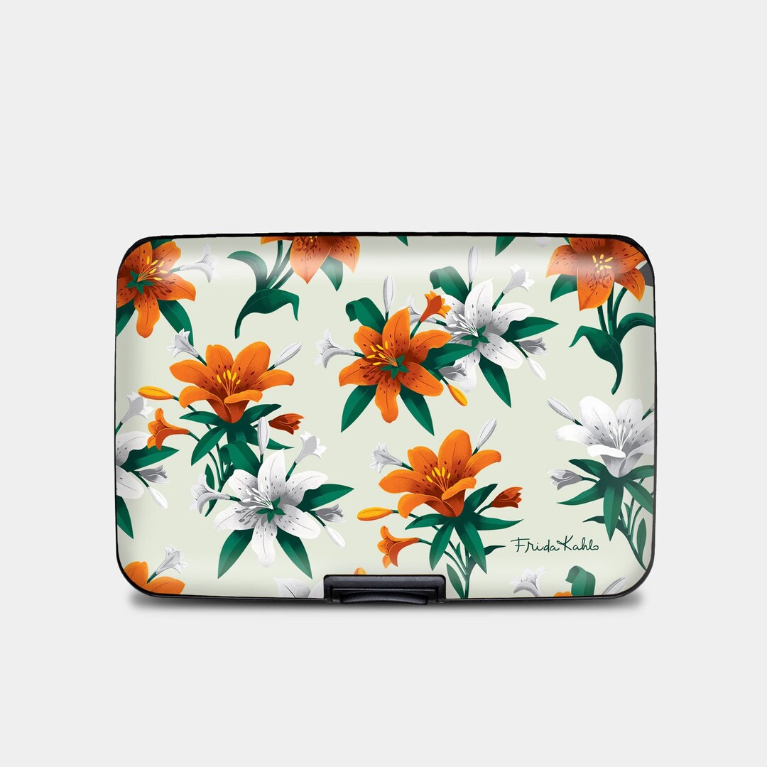 Monarque RFID Armored Wallet – Frida Kahlo Sugar Skull Design, Card Protector - View #8