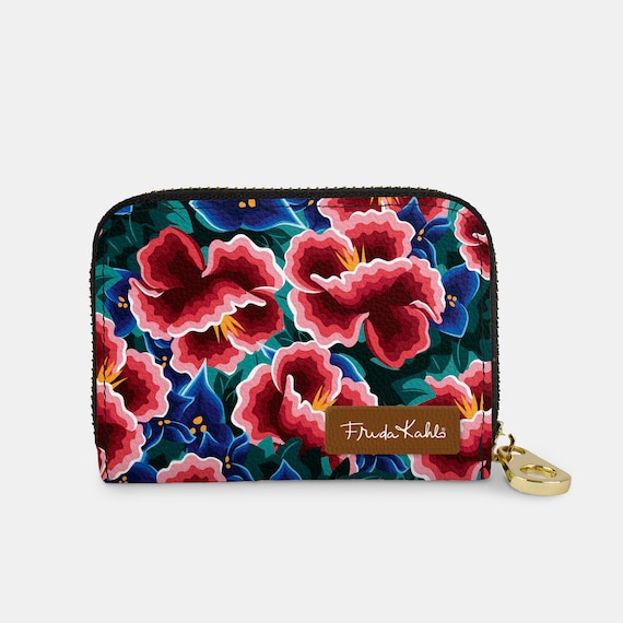 Frida Kahlo Printed Coin Purse - Pink Frida Kahlo Printed Coin Purse - Pink
