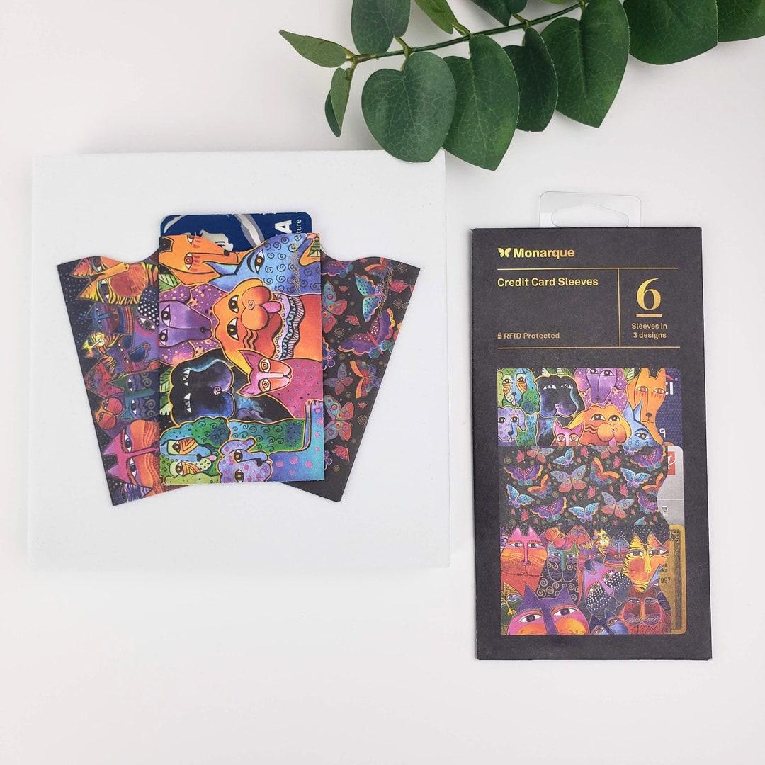 Laurel Burch Art RFID Protection Credit Card Sleeve Set 6 - Etsy
