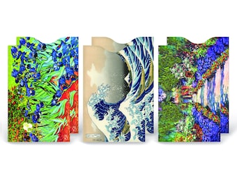 Fine Art RFID Protection Card Sleeves - 6/Pk Wallet Organizer
