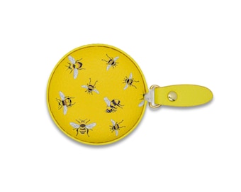 Mary Lake Thompson Bees Tape Measure, 60 Inch Vegan Leather Measuring Tape