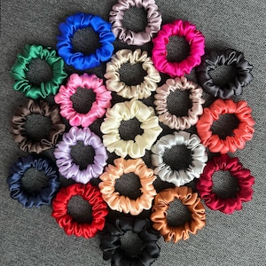 100% Premium silk scrunchies EXTRA MINI size choose your colors by leaving a note bridesmaids birthday teacher gift zdjęcie 1