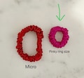100% premium silk scrunchies - pinky size | bridesmaid | birthday | teacher gifts | party favors product logo