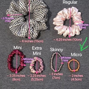 100% premium silk scrunchies micro bridesmaid birthday teacher gifts party favors zdjęcie 2