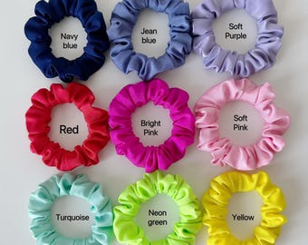 Mini scrunchies de natación / natación / piscina / agua / acuático / gimnasio / yoga / baile / ballet / entrenamiento / ejercicio / playa / suave / ligero