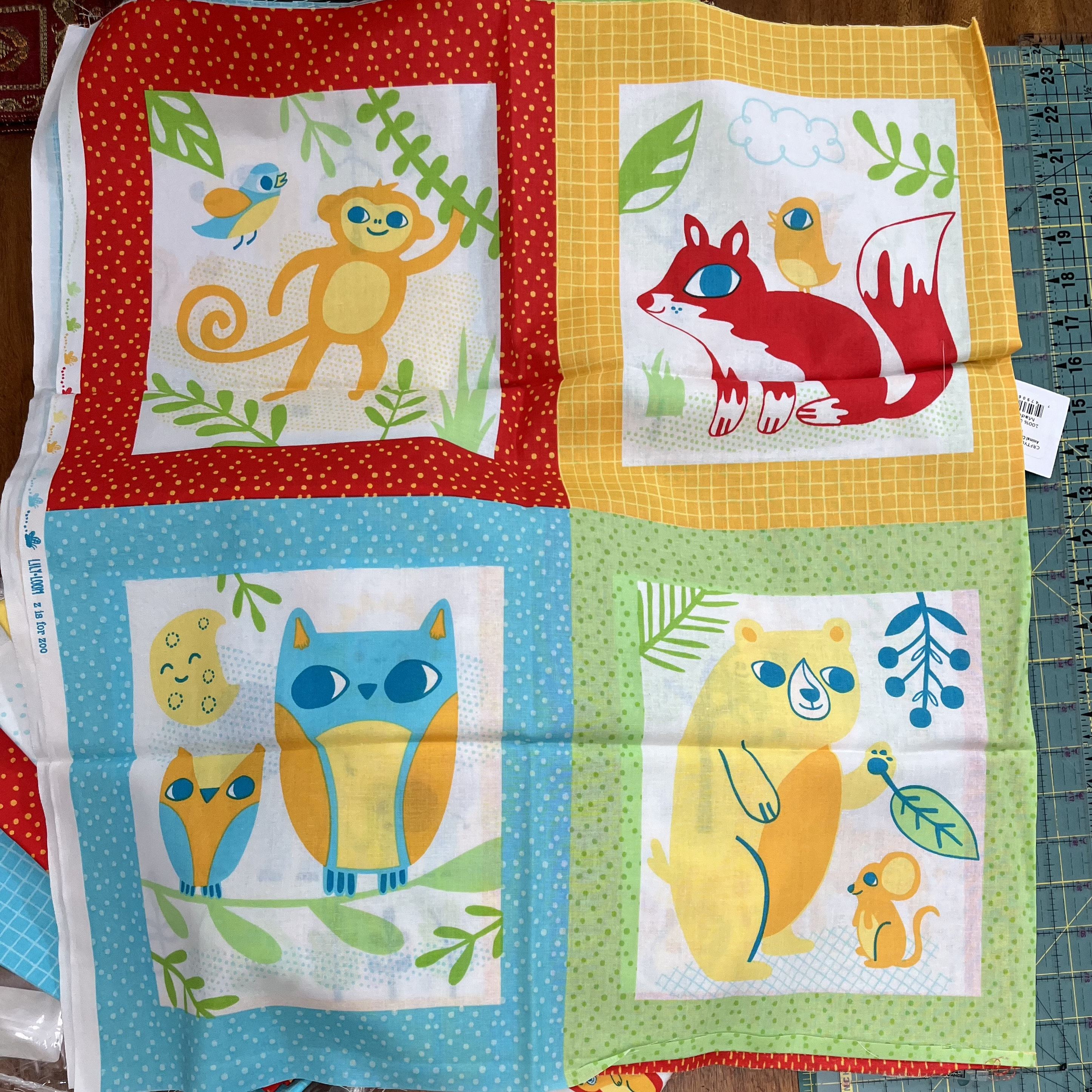 Animal Crackers Quilt Kit by Better off Thread Etsy
