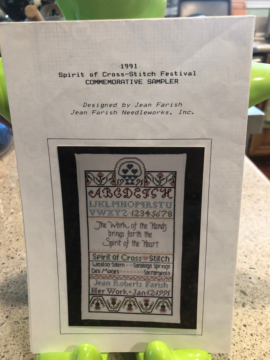 Spirit of Cross Stitch Sampler Etsy
