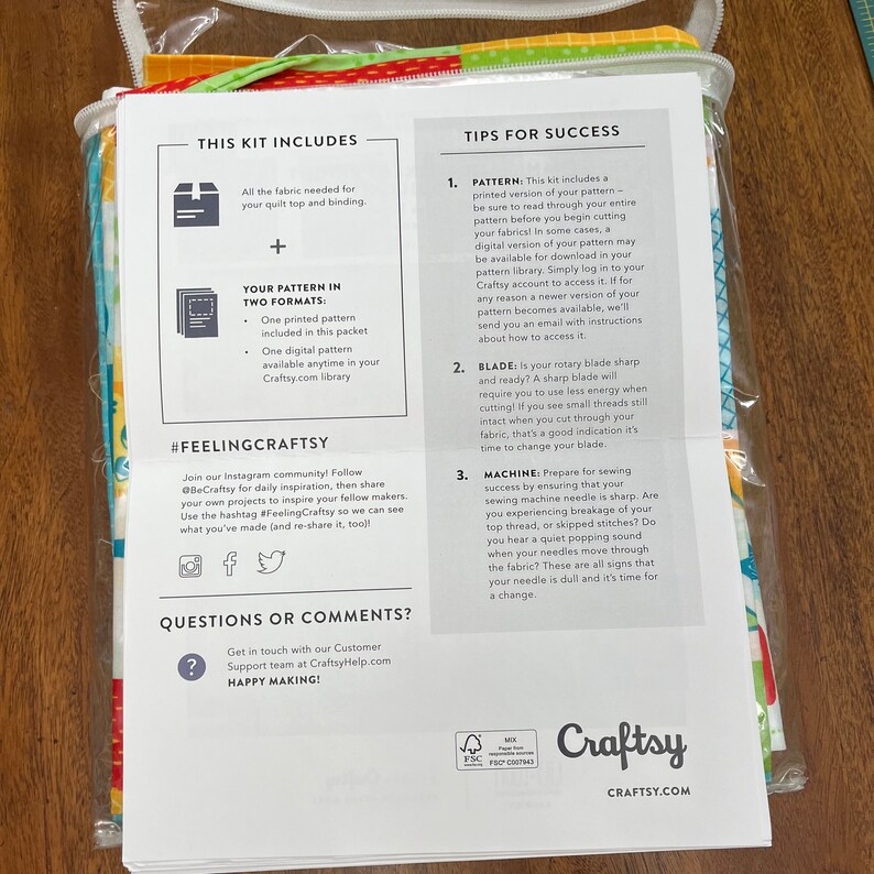 Animal Crackers Quilt Kit by Better off Thread Etsy