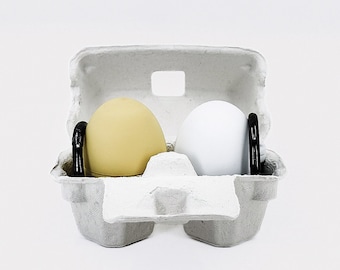 Be2webo Portable Egg Keyring Laptop Stand: Ergonomic Silicone Cooling Foot (2set/4pcs)