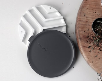 Silicone Mug Lid: Coaster, Tea Bag Holder & Drying Dish (2 Sets)